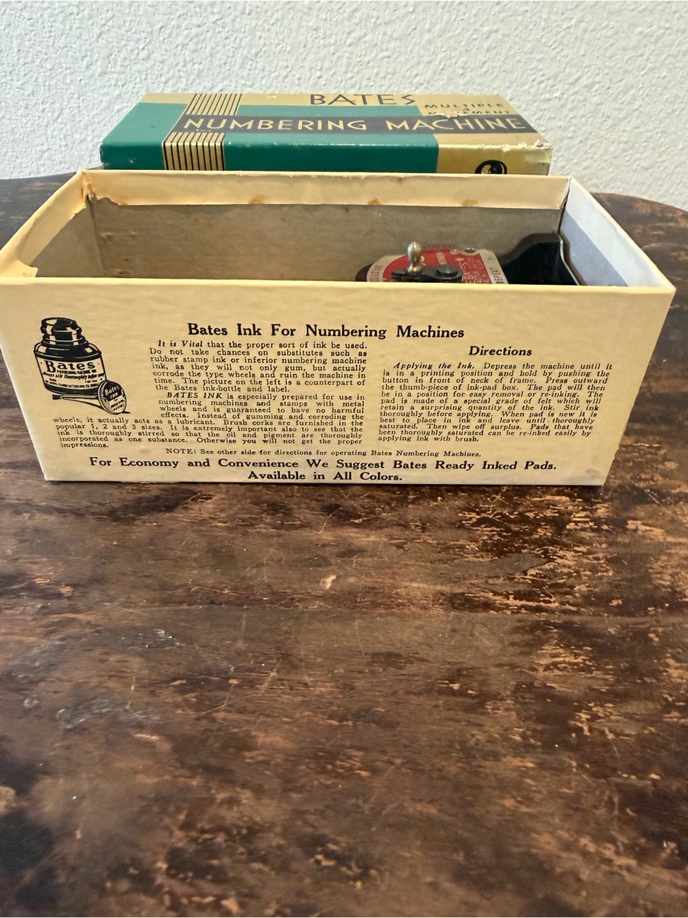 Numbering Machine Box - Picture 5 of 12
